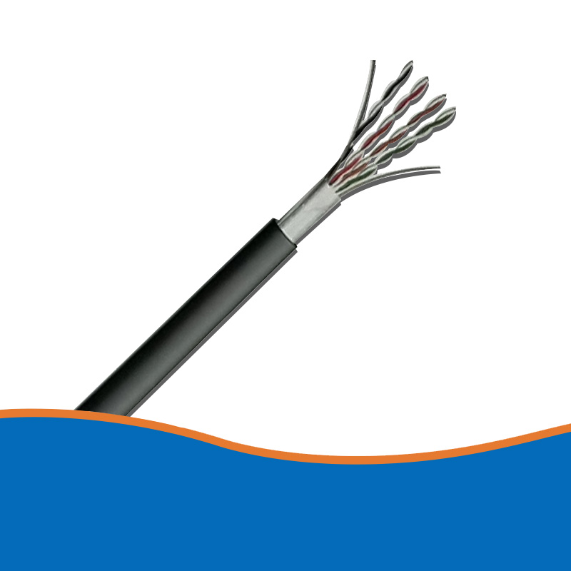 Single shielded super five network cable